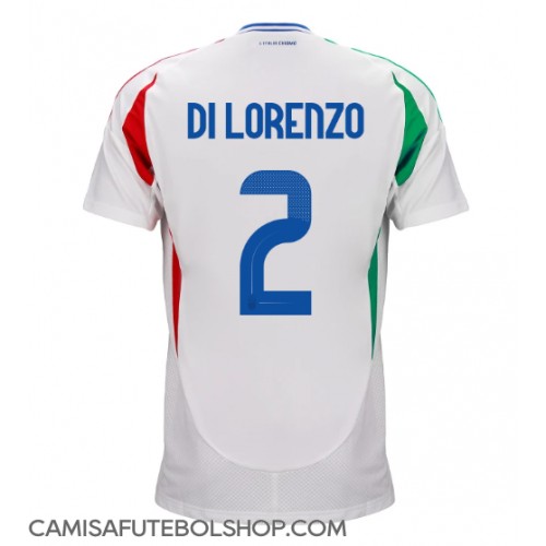 Camisa de time de futebol Itália Giovanni Di Lorenzo #2 Replicas 2º Equipamento Europeu 2024 Manga Curta